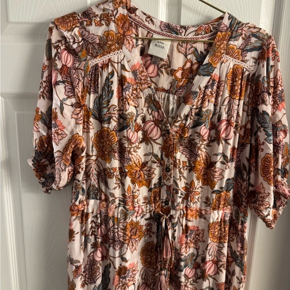 Knox Rose Multicolor Floral Maxi Dress - Picture 2 of 3